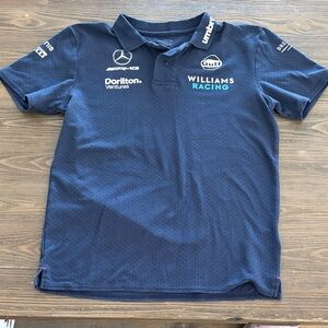 Umbro Williams Racing Navy Polo Shirt